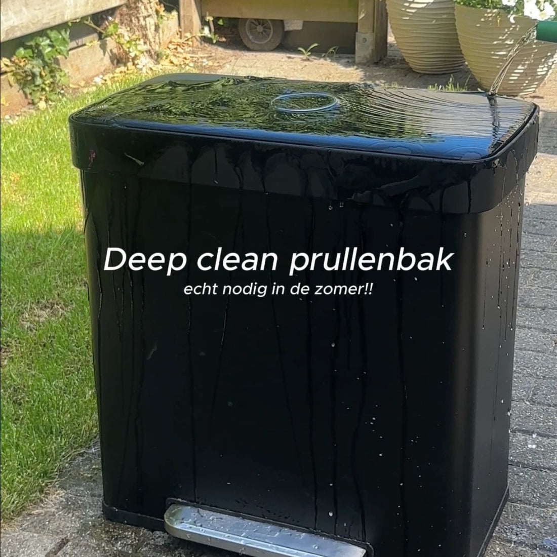 De schoonste én lekkerst ruikende prullenbak deze zomer: zo doe je dat.