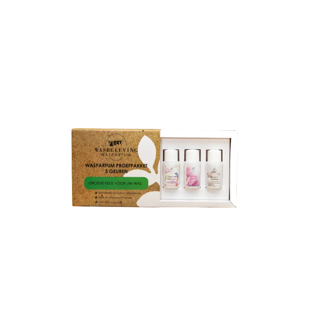 Wasparfum proefpakket biologische lijn